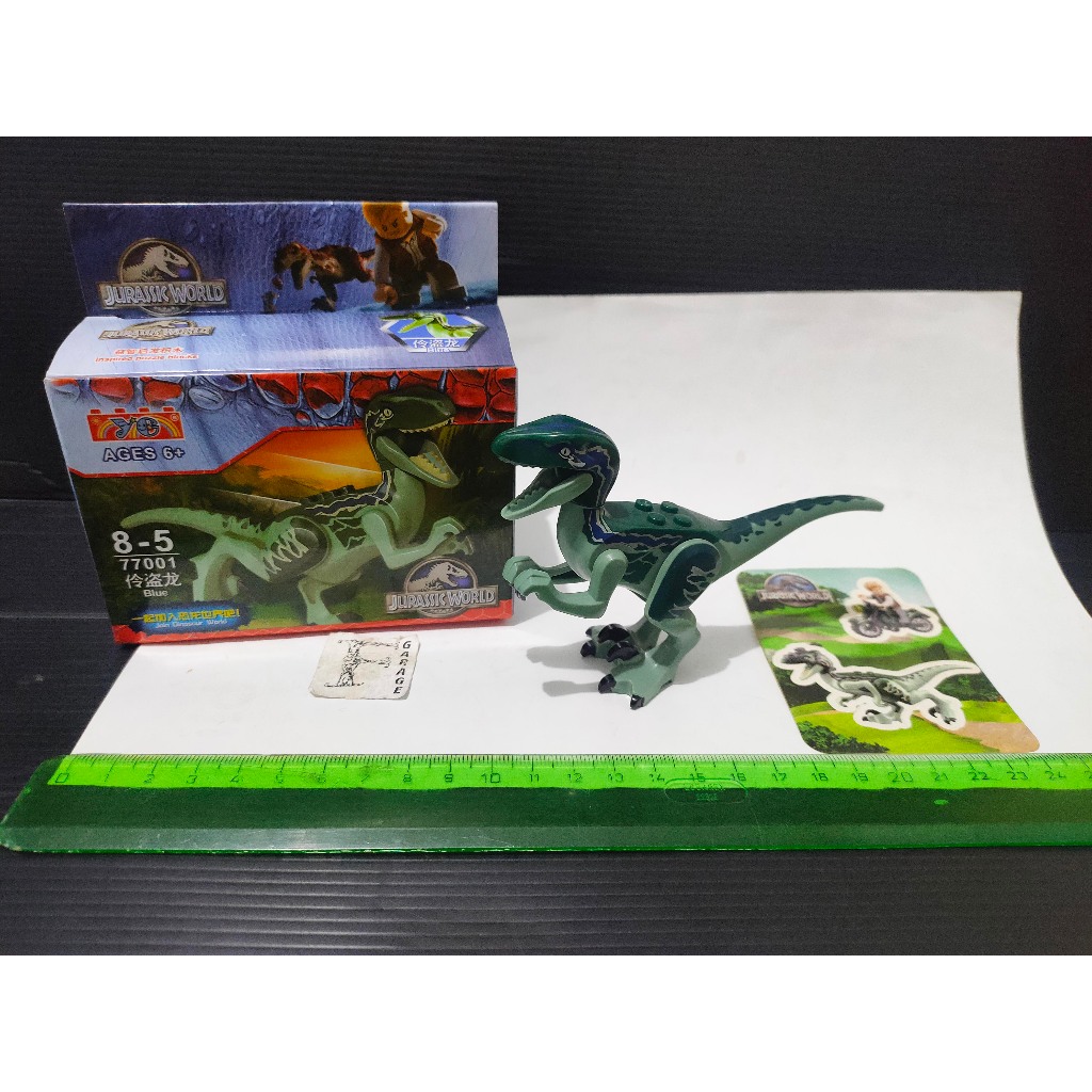 Jual Lego YG Raptor Blue Velociraptor Jurassic World Park Brick ...