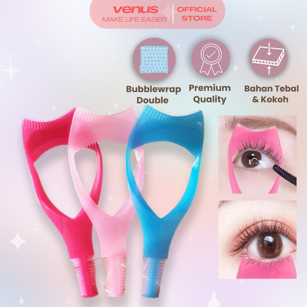 Jual Alat Bantu Maskara Shield Guard 3 In 1 Eyelash Template Crystal