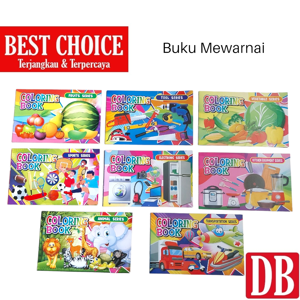 Jual Buku Mewarnai / Coloring Book (1 Pcs) | Shopee Indonesia