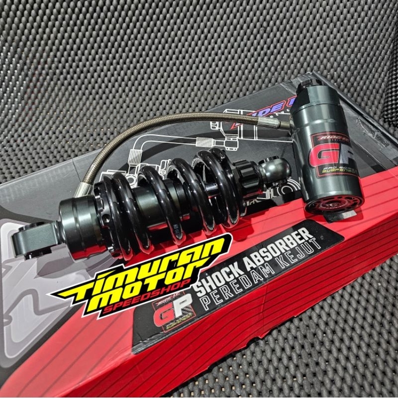 Jual SHOCK RIDE IT GP 103 MX - MX KING BLACK GREY | Shopee Indonesia