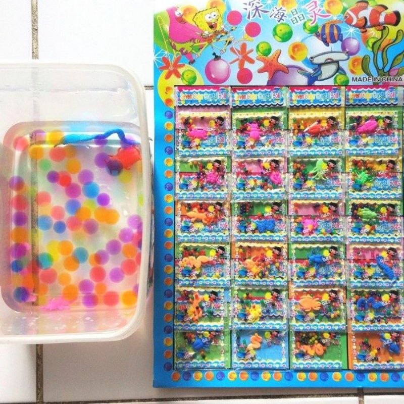 Jual Rendaman Bola+Hewan/Waterbeads ball+Animal(1renteng) | Shopee ...