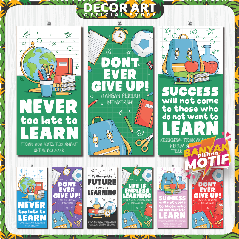 Jual Decor Art X Cm Wall Decor Dekorasi Hiasan Dinding Kata