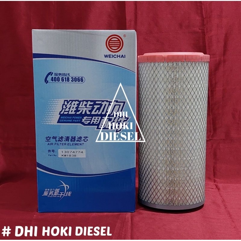 Jual 13074774 Air Filter Weichai ( OUTER + INNER ) | Shopee Indonesia