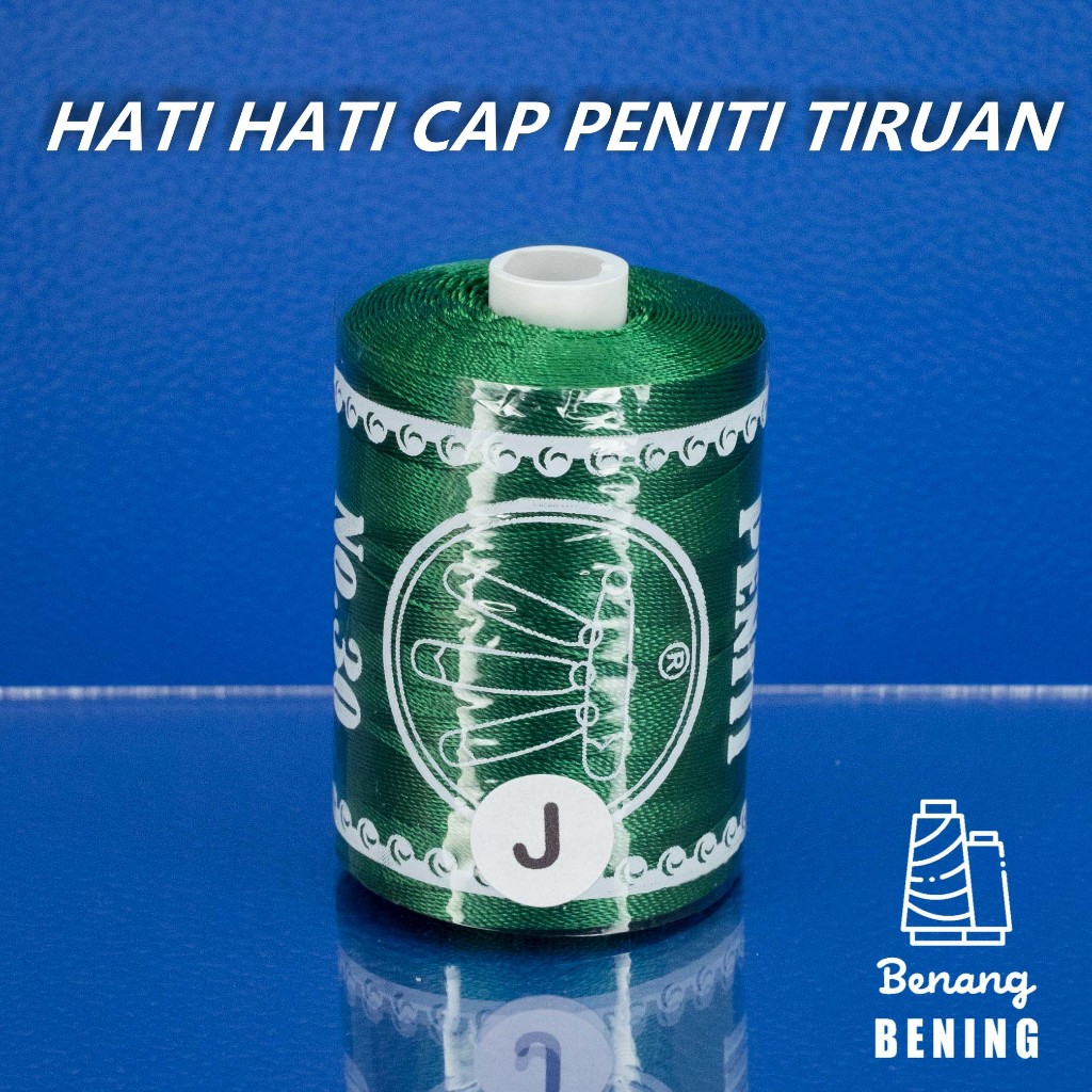 Jual BENANG NYLON NO.30 / D30 CAP PENITI - WARNA J (HIJAU)