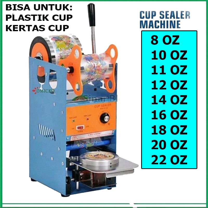 Jual ETON ET-D8 22 OZ Mesin Cup Sealer Mesin Press Gelas Plastik ...