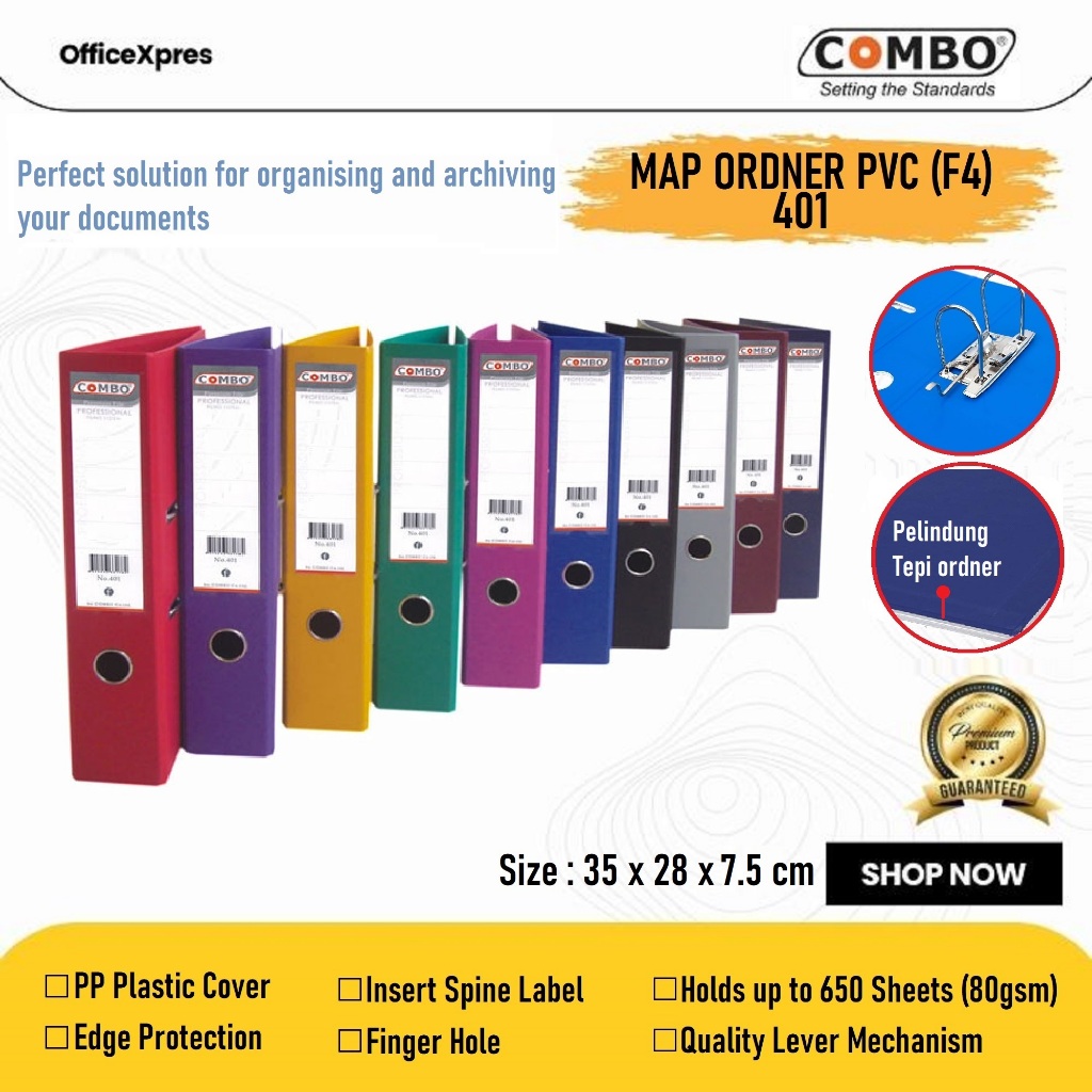 Jual Odner Map Folio Pvc Colour Odner Map F File Pvc Warna