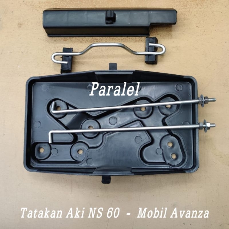 Jual TATAKAN AKI ACCU MOBIL PLUS BRACKET AVANZA/XENIA ( 1 SET