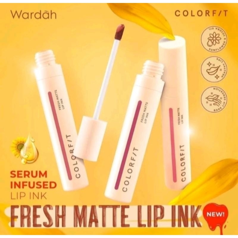 Jual ORIGINAL WARDAH COLORFIT FRESH LIP INK SERUM | Shopee Indonesia