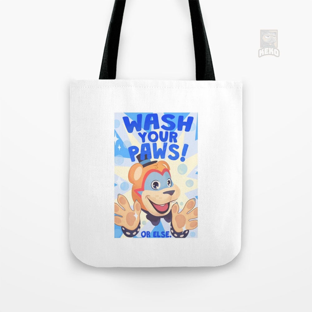 Jual Wash Your Paws FNAF Security Breach Tote Bag Kanvas | Shopee Indonesia