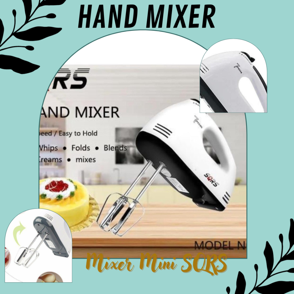 Jual HAND MIXER SQRS / Mixer Mini SQRS / Mixer Mini 7 Speeds | Shopee ...