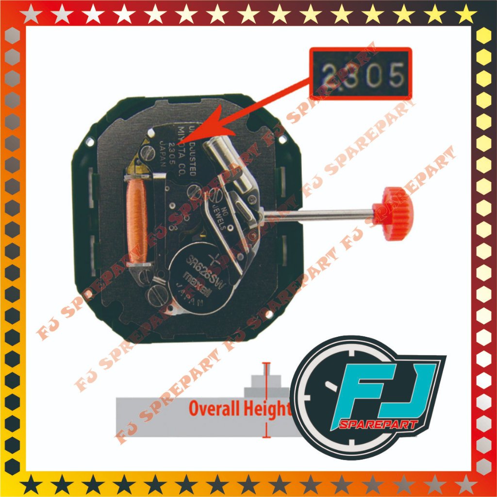 Miyota 2305 Movimento Orologio Al Quarzo - Foto 4