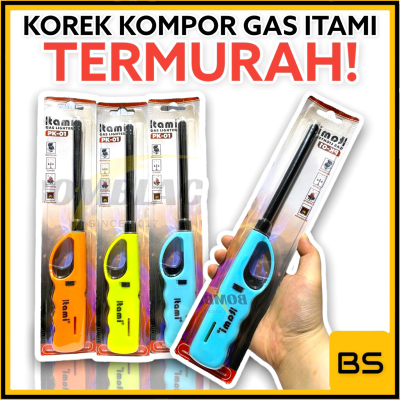 Jual ITAMI korek gas panjang korek kompor pemantik gas kompor TERMURAH ...