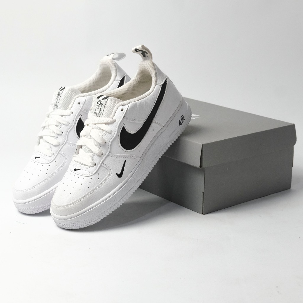 Jual SEPATU CASUAL / SNEAKERS AF 1 - WHITE BLACK WHITE BLANC | Shopee ...