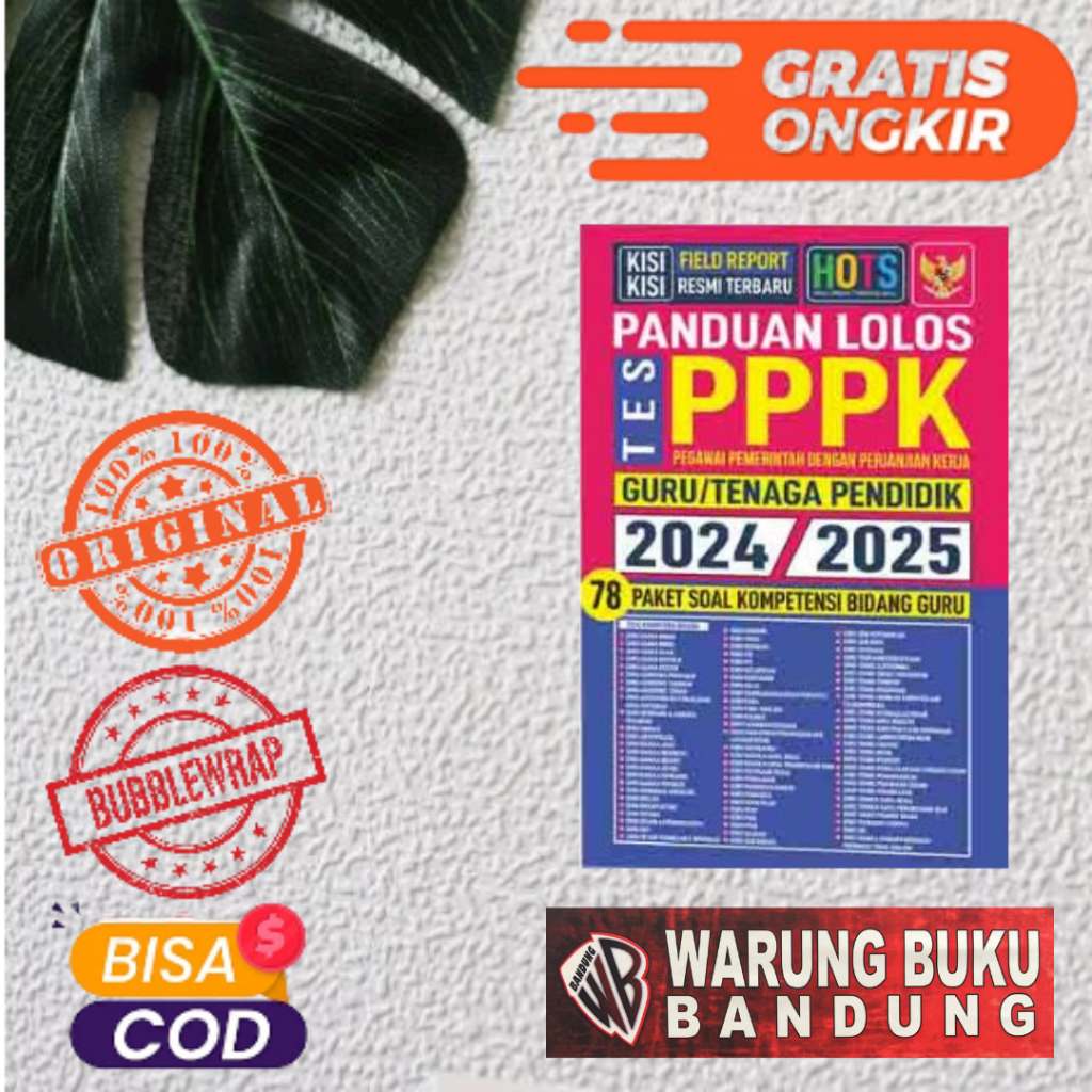 Jual Buku Panduan Lolos Tes PPPK Untuk Guru / Tenaga Pendidik 2024-2025 ...