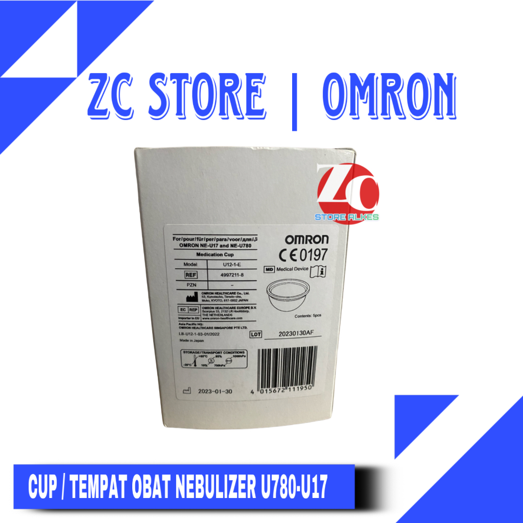 Jual Omron Tempat Obat Medication Cup Omron Nebulizer U-780 | Shopee ...