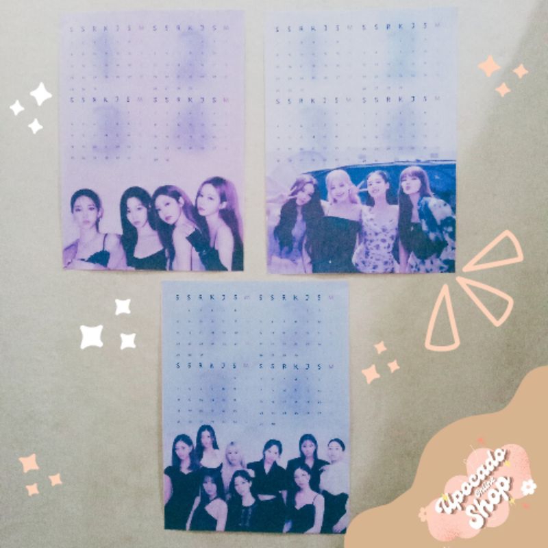 Jual (2025) KALENDER DINDING KPOP 2025 MURAH BLACKPINK RED VELVET