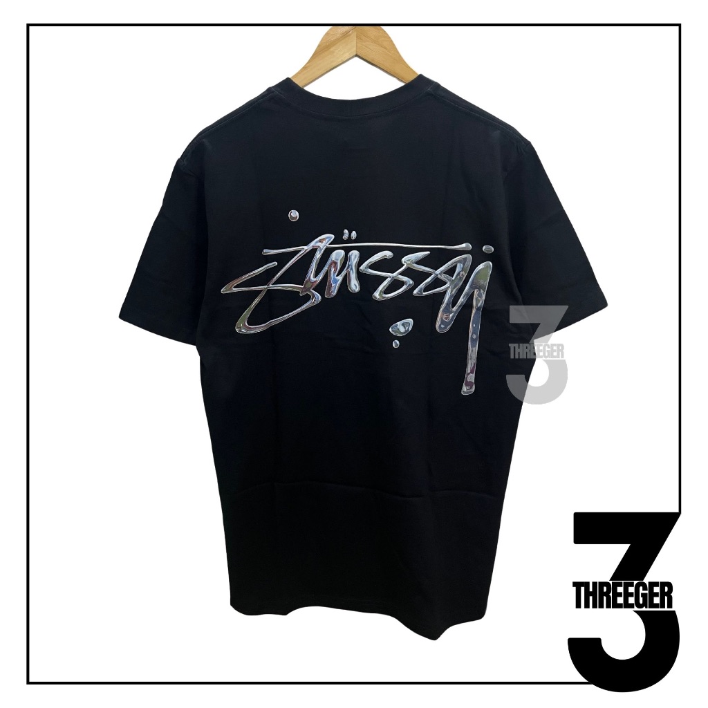Jual Stussy Mercury Tee Black Original Authentic | Shopee Indonesia