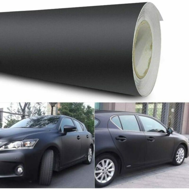 Jual Sticker Skotlet Mobil Hitam Doff Stiker Motor | Shopee Indonesia