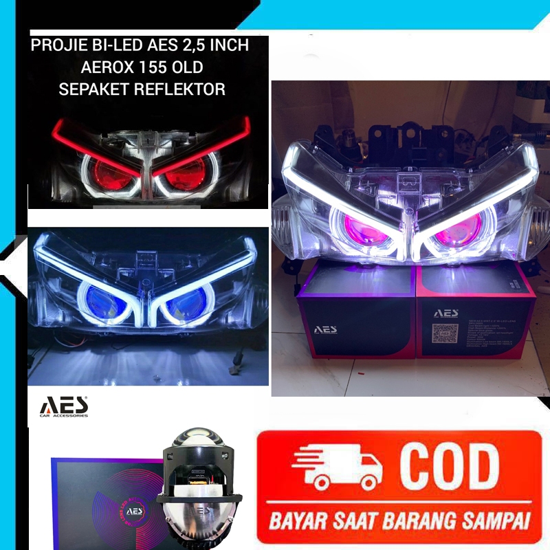 Jual Lampu Depan Biled Aerox Old Paket Lengkap Shopee Indonesia