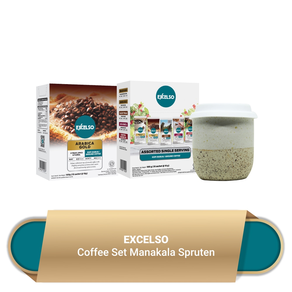 Jual Excelso Coffee Set Manakala Spruten | Shopee Indonesia