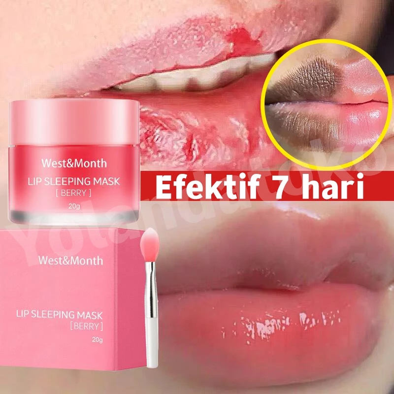 Masker Bibir Pelembab 20g Melembabkan Dan Menghaluskan