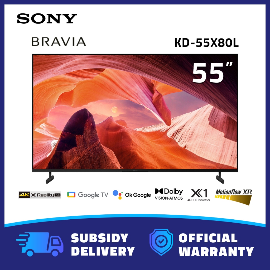 Jual SONY TV Bravia X80L 4K HDR LED TRILUMINOS PRO Google TV 85 Inci KD ...