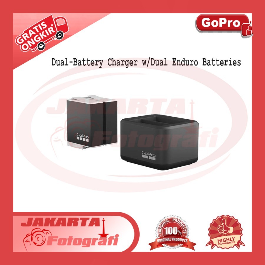 Jual Gopro Dual Battery Charger Wdual Enduro Batteries For Hero910