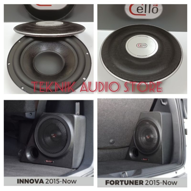 Jual Subwoofer Cello Pnp box 8inch W8S Inova reborn-Fortuner 15 now Dan ...