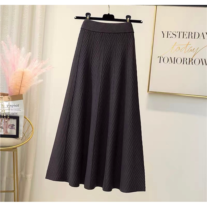 Jual Rok Rajut Import, kualitas Premium , bahan tebal dan halus panjang ...