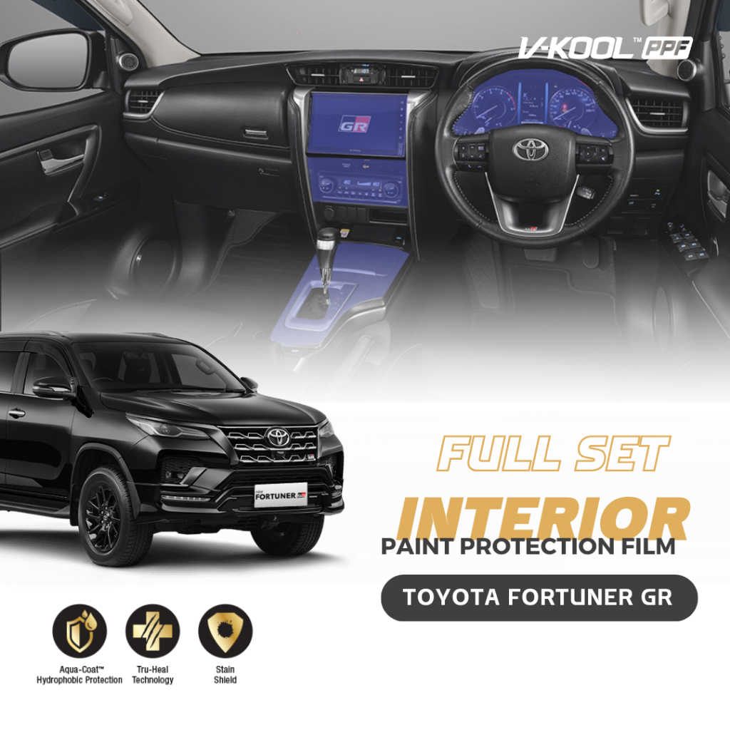 Jual V-KOOL PPF Interior Protector Toyota Fortuner 2022 - Full Set ...