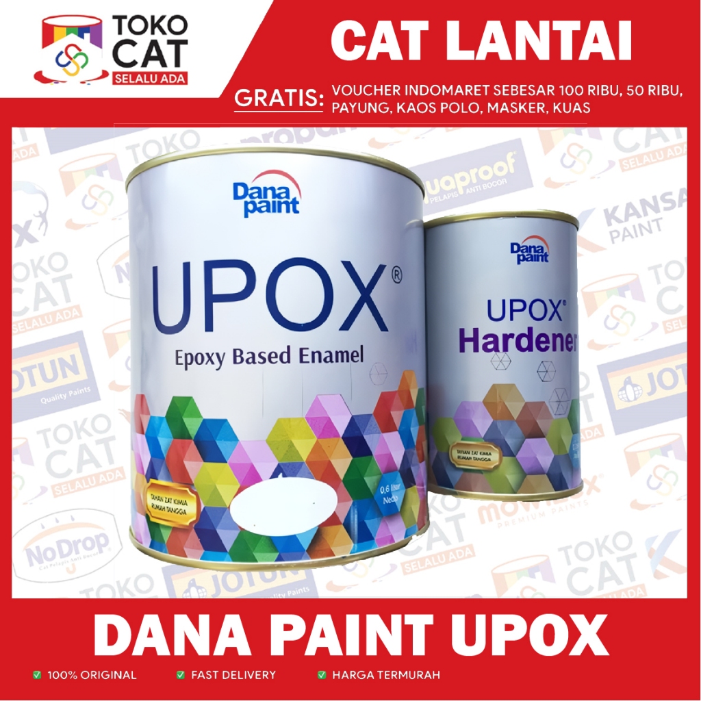 Jual Cat Epoxy | UPOX Cat Keramik/Kamar Mandi/Cat Lantai/Cat Lapangan 1