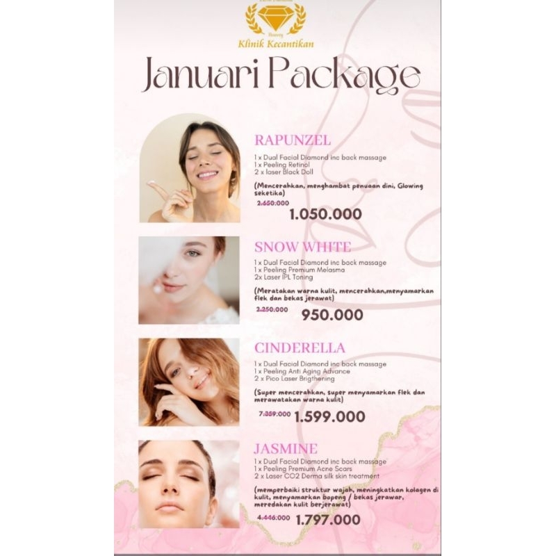 Jual voucher promo Rapunzel treatment january package surabaya | Shopee ...