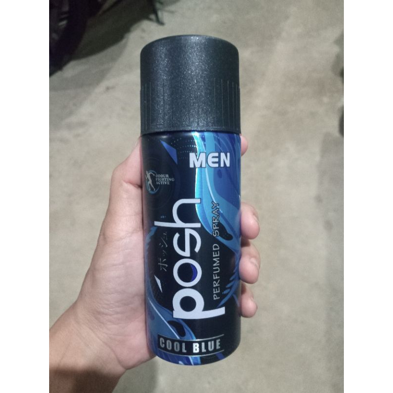 Jual Posh Man Body Spray Cool Blue 150ML Shopee Indonesia