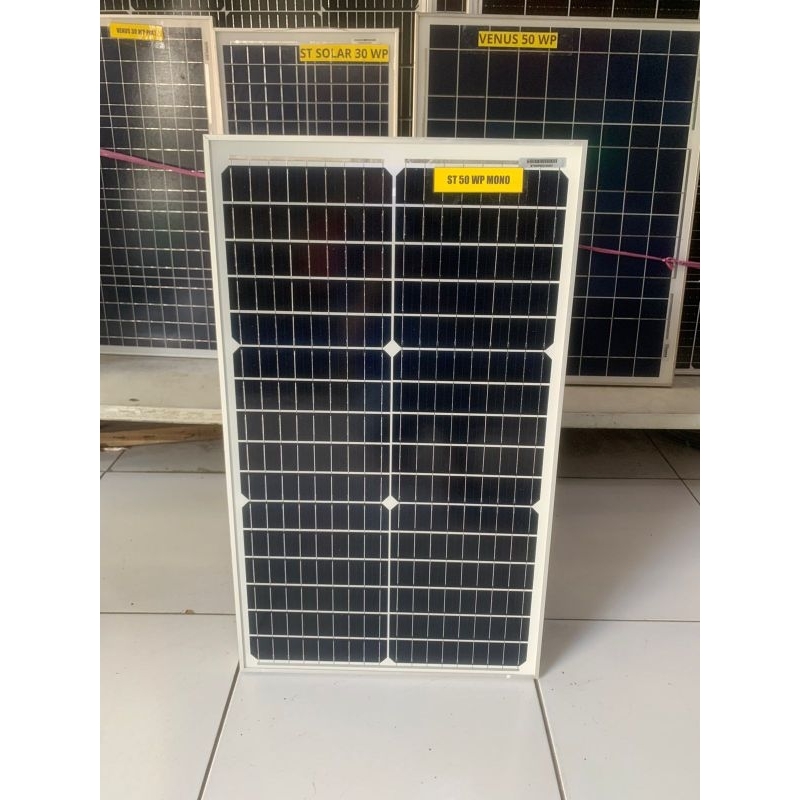 Jual PANEL SURYA / SOLAR PANEL / SOLAR CELL ST SOLAR 50WP MONO | Shopee ...