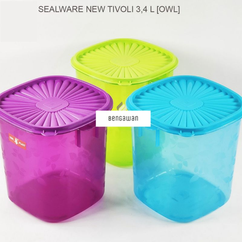 Jual Toples Kue Kerupuk Kotak Liter Sealware Owl Plast Tivoli Tsw Shopee Indonesia