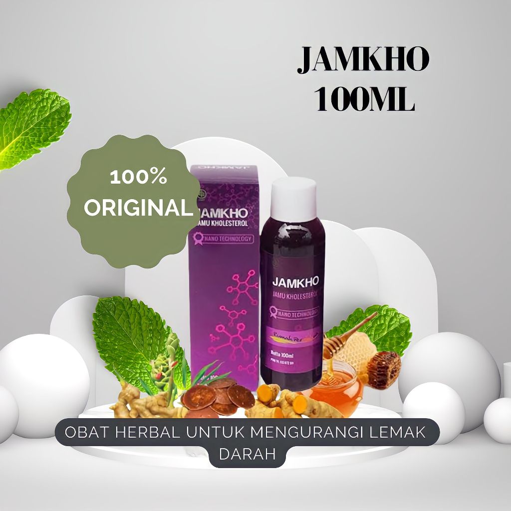 Jual JAMKHO 100ML-Obat Ampuh Mengatasi Kolestrol Lemak Darah(100 ...