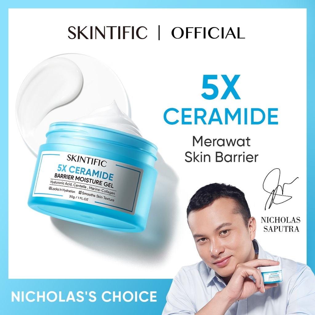 Jual Skintific 5x Ceramide Barrier Repair Moisture Gel 80gr Facial Moisturizer Day Cream Night 7195