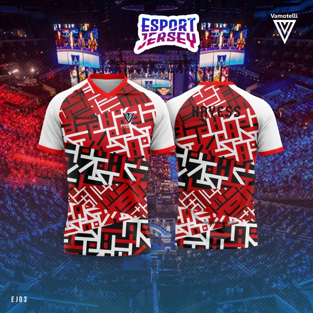 Jual Kaos Esport Jersey Gaming Full Printing Baju Game By Vamotelli