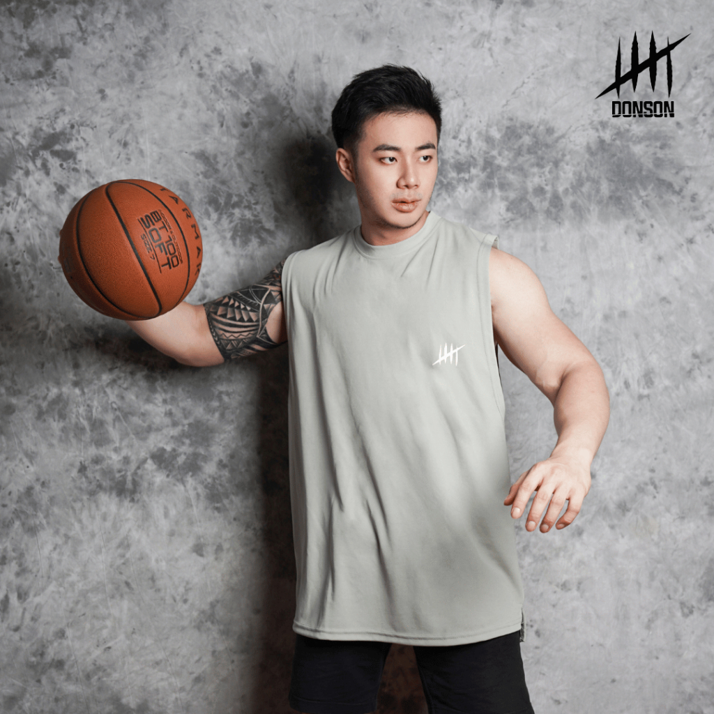 Jual DONSON Sportswear Simple Low Cut Singlet Tanktop Olahraga Kasual ...