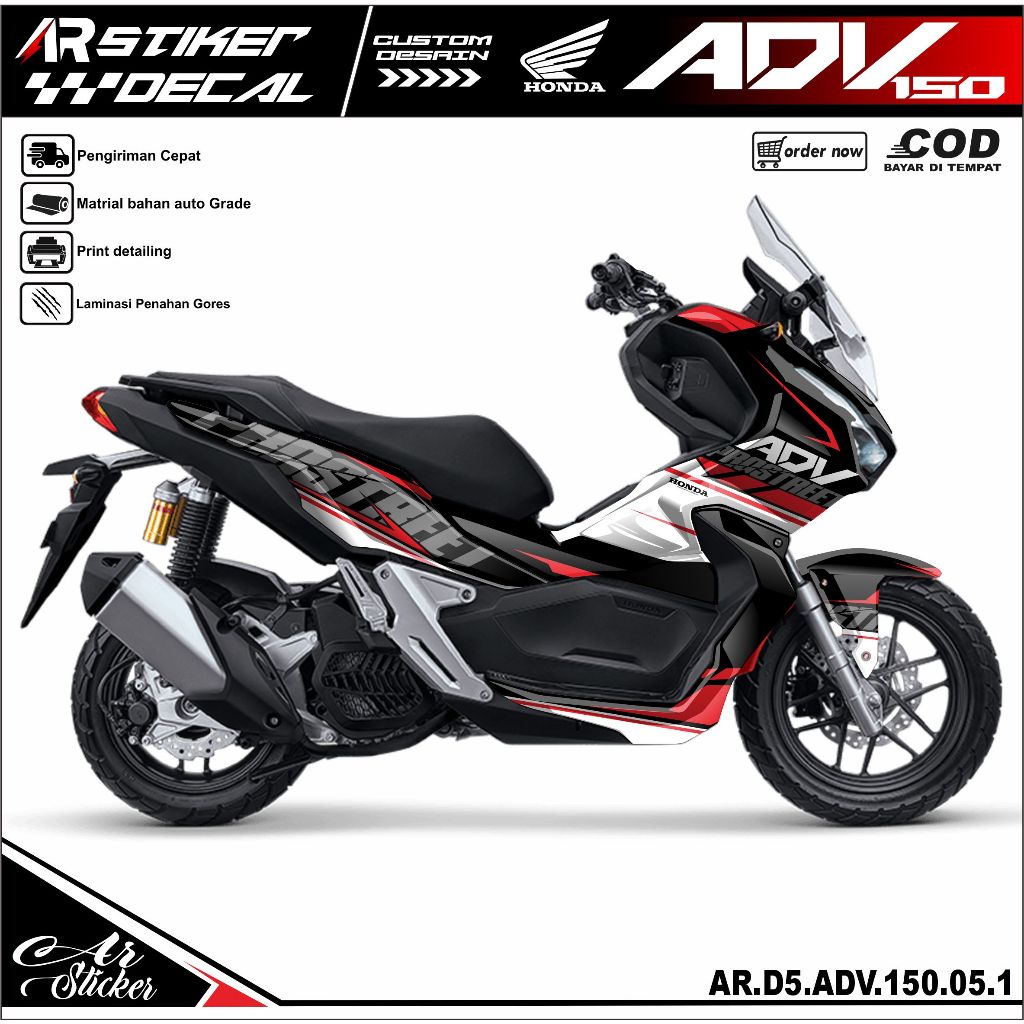 Jual Stiker Decal Honda ADV 150 Full body - Dekal Sticker ADV 150 ...