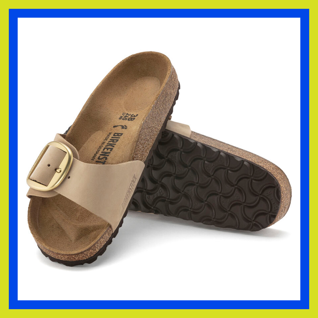 Jual Sandal Birkenstock Madrid Big Buckle Nubuck Leather - Sandcastle ...