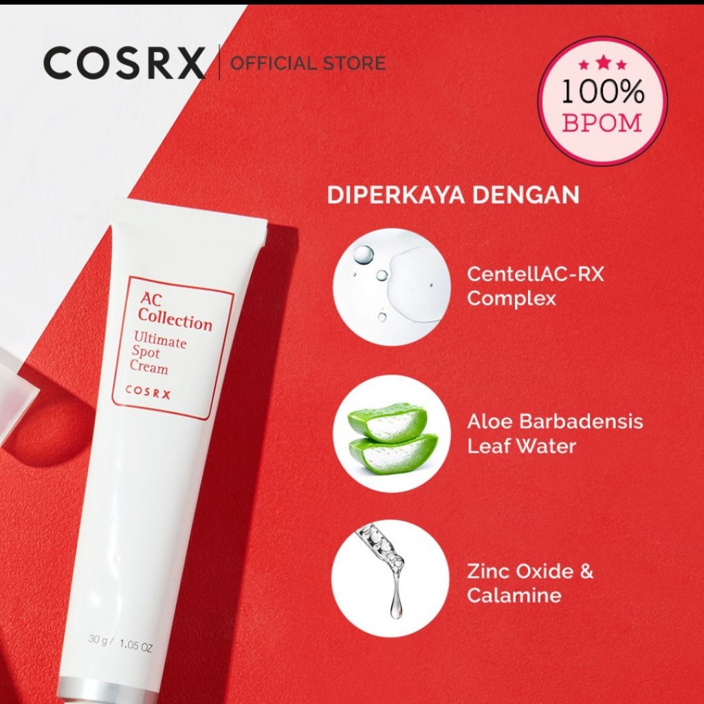 Jual COSRX AC Collection Ultimate SPOT CREAM 30 gr | Shopee Indonesia