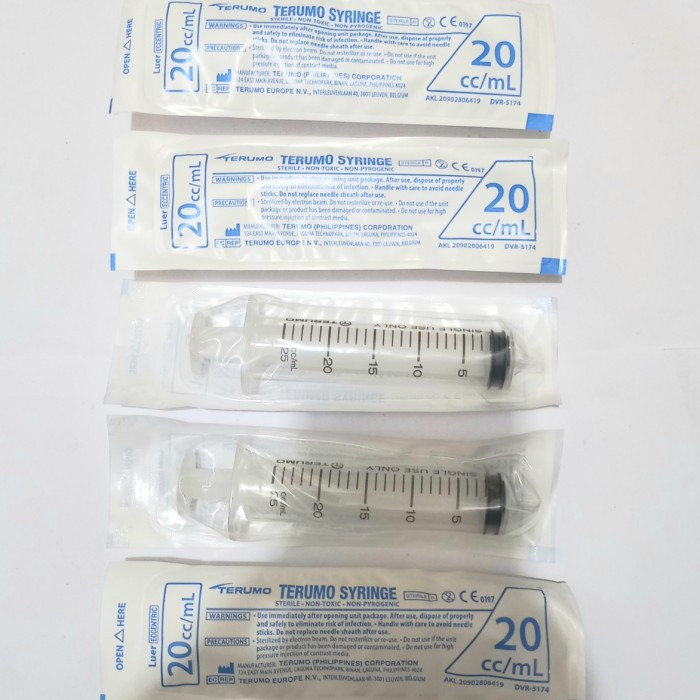 Jual ECER Syringe / Spuit TERUMO 20cc | Shopee Indonesia