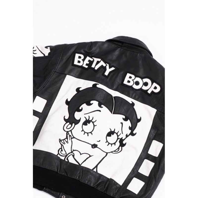 MONTANA TOONS ベティブープ Betty Boop レザースタジャン