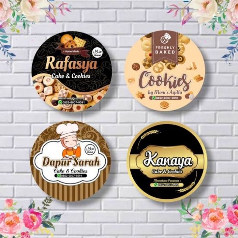 Jual Stiker Chromo Custom Cetak Print Stiker Sticker Bulat Bahan Tebal ...