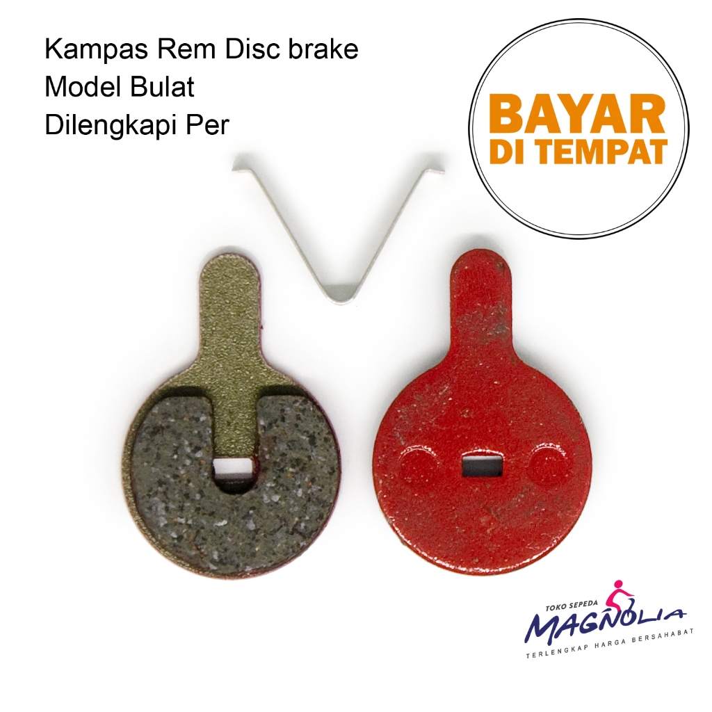 Jual Kampas Rem Cakram Disc Brake Sepeda Brake Pad Sepeda Model Bulat ...