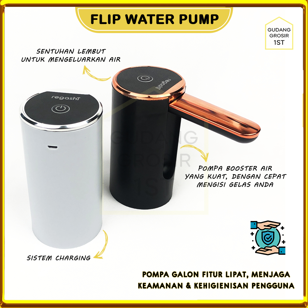 Jual Pompa Air Galon Lipat Pompa Galon Elektrik Otomatis Flip Water