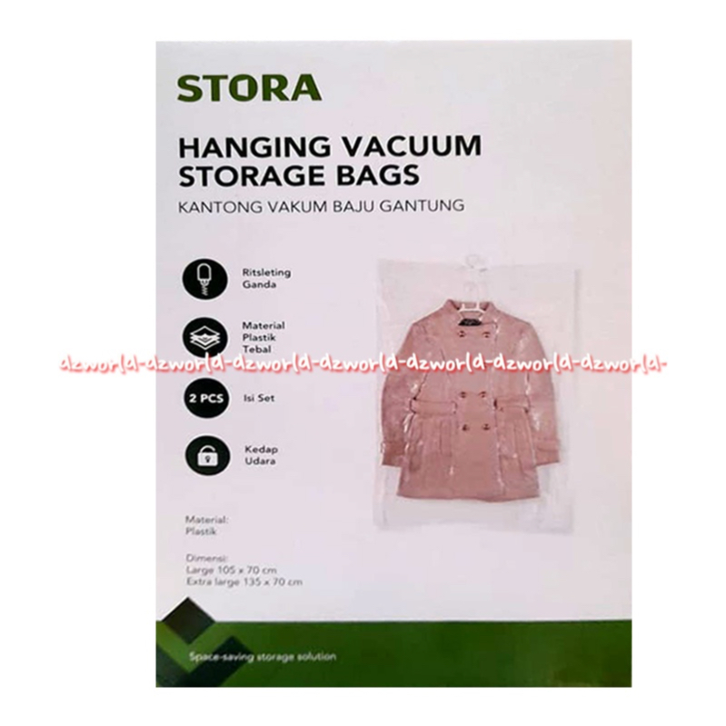 Jual Stora Easi Easy Living Hanging Vacuum Bag Value Pack 2bags Plastik