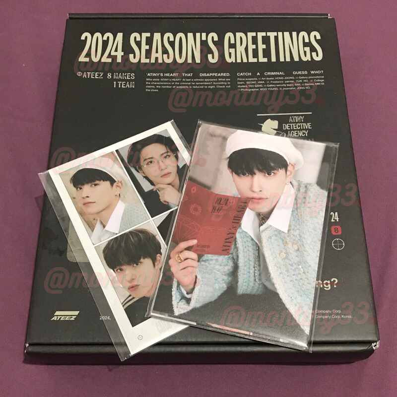 Jual [Sharing ready stock] ATEEZ Season’s Greeting 2024 Ktown