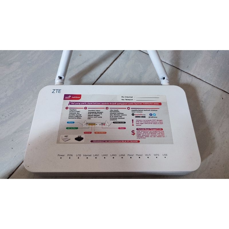 Jual Modem Gpon Ont Zte Zxhn F Shopee Indonesia